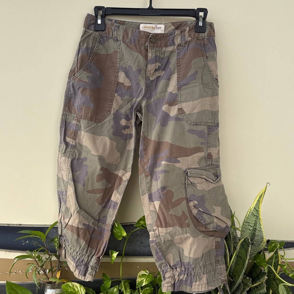 LONDONJEAN Camouflage Cargo Pants